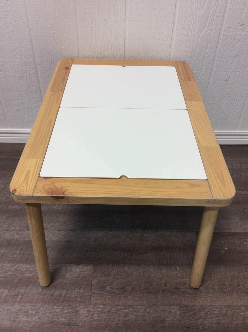 IKEA FLISAT Desk/Sensory Table With Trofast Tubs