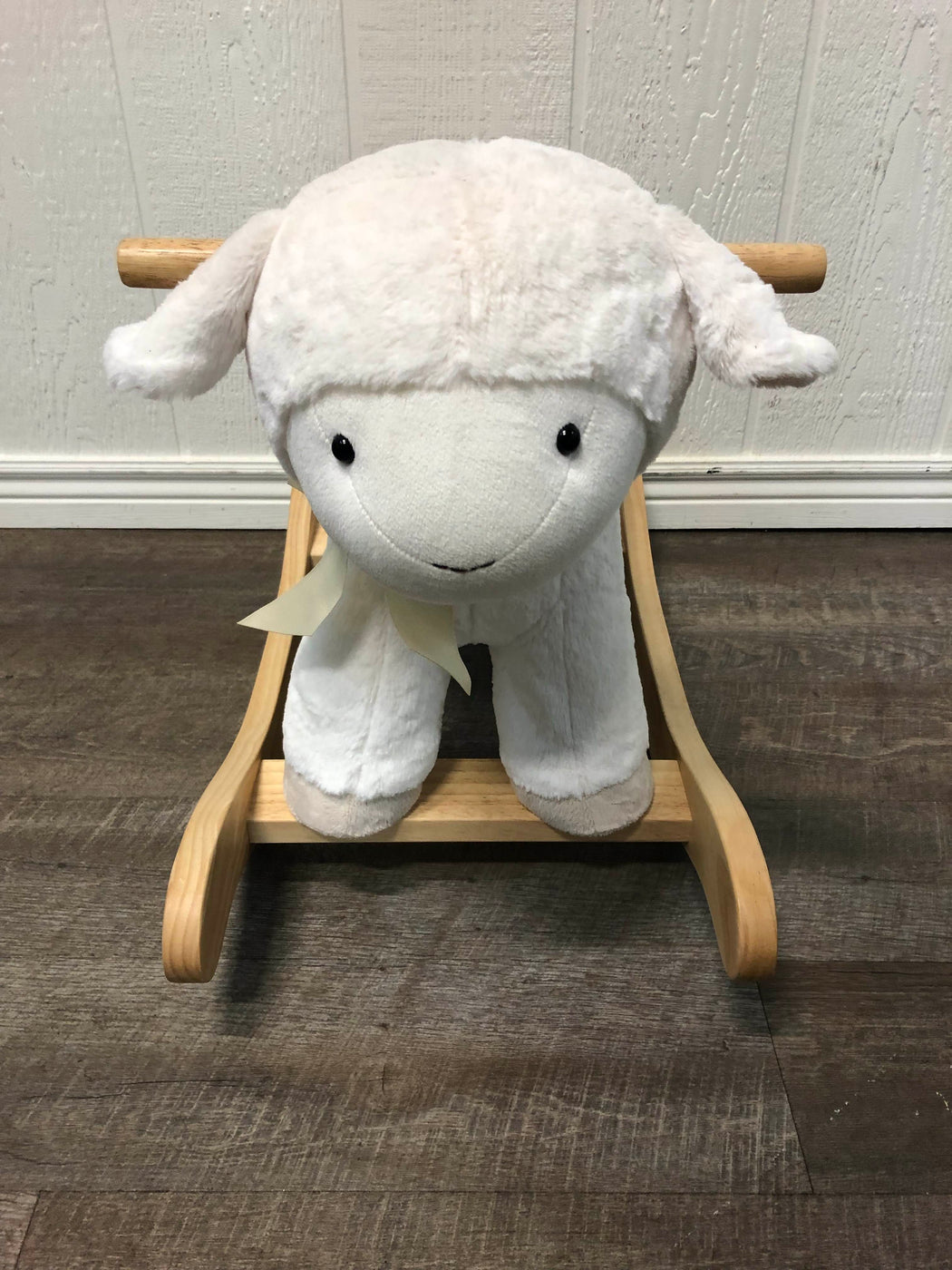 Pottery Barn Kids Plush Lamb Rocker