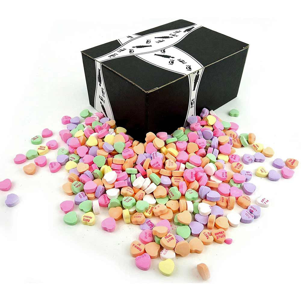 candy hearts box