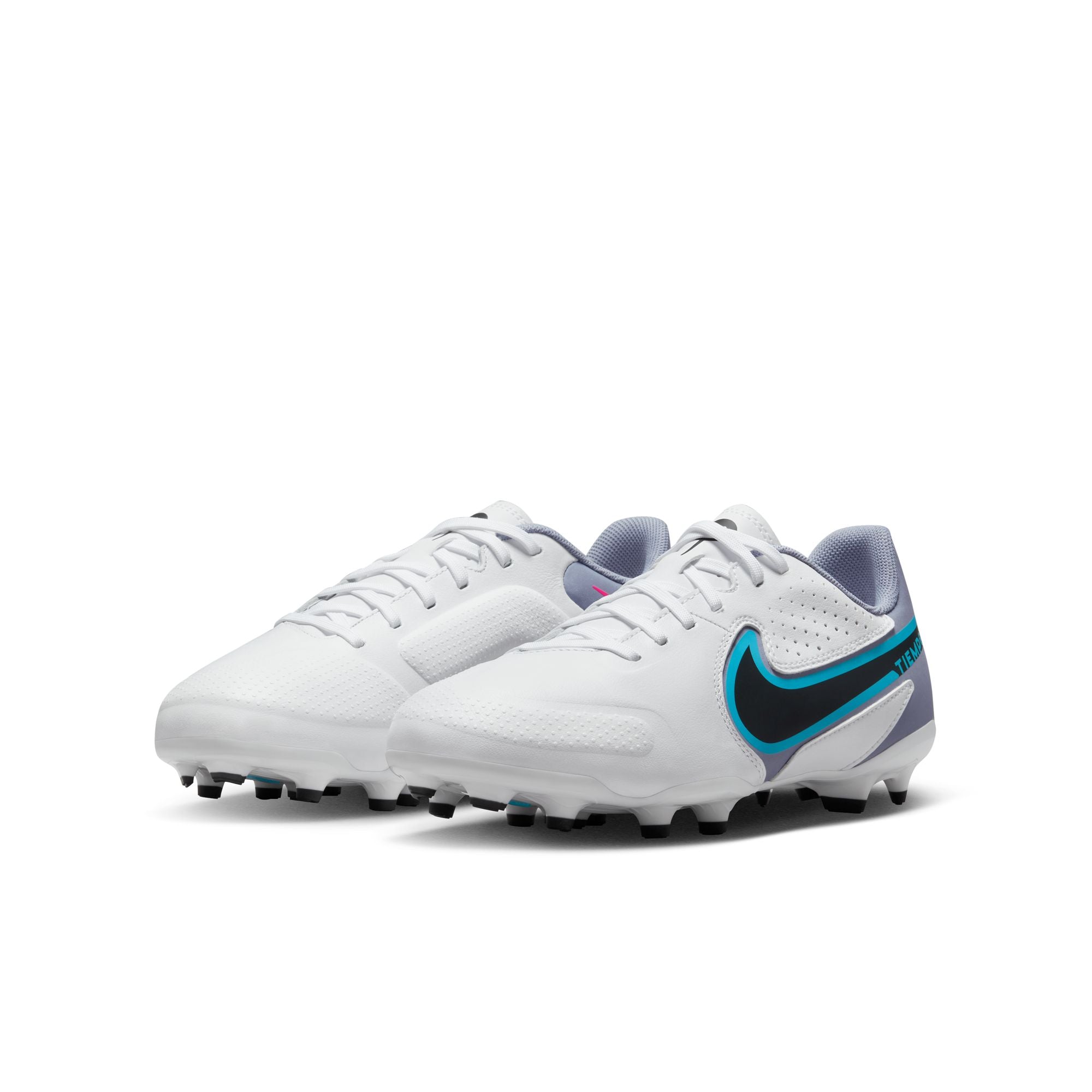 Junior Tiempo Legend 9 Academy FG/MG [White/Baltic Blue]