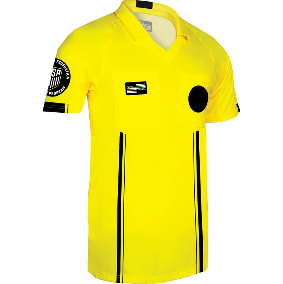 Men's USSF Economy Referee Jersey S/S