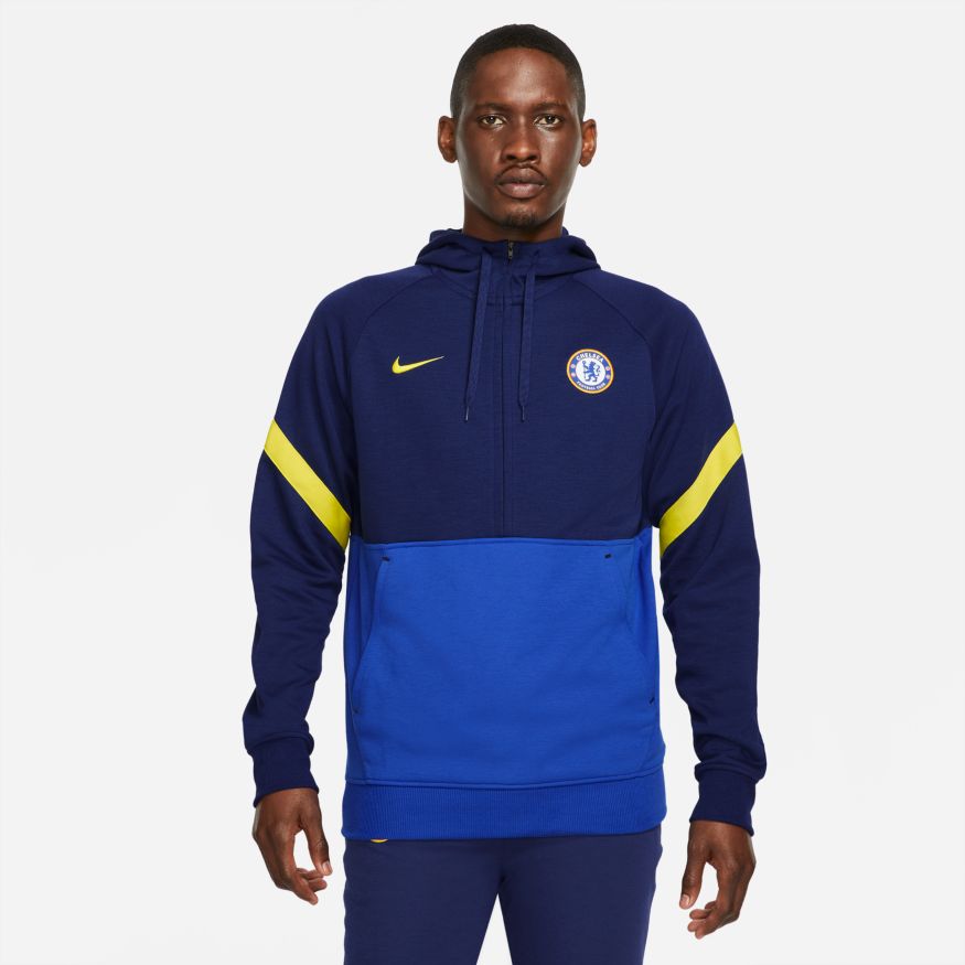 Chelsea FC Half-Zip Soccer Hoodie