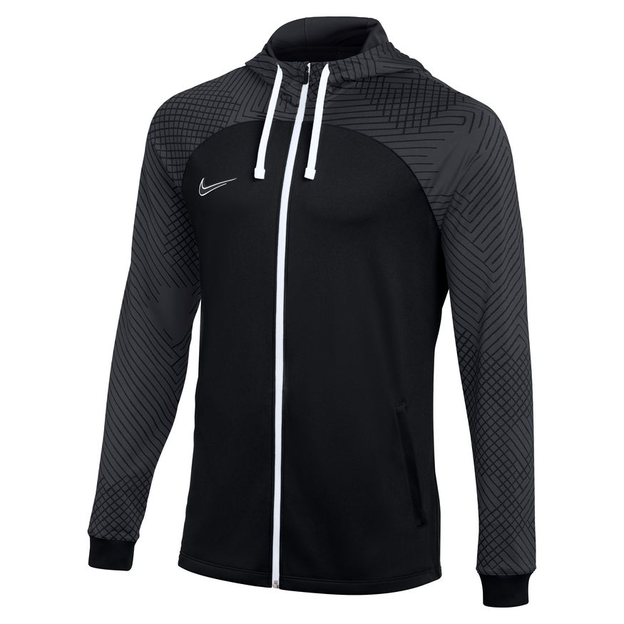 Men's Dri-Fit Strike Hooded Jacket [Black/Grey]