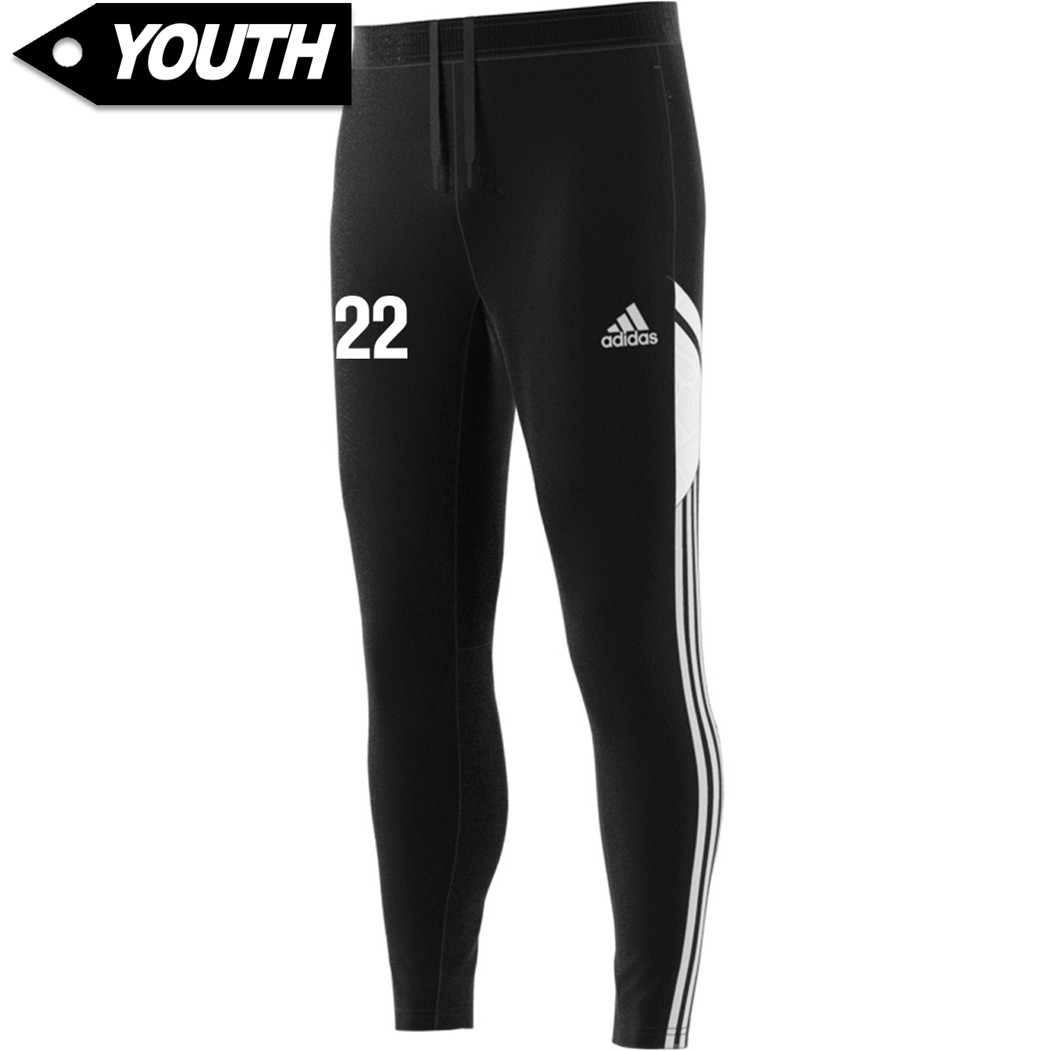 adidas Girls Youth (7-14) ID Stadium Training Pants, Black/Carbon – Fanletic