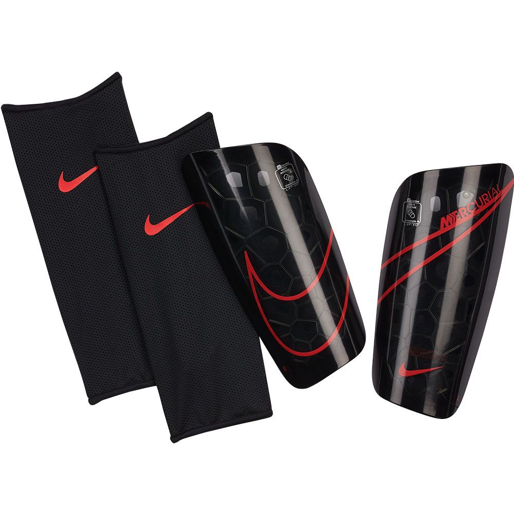 Mercurial Lite Shin Guard [Black/Red]