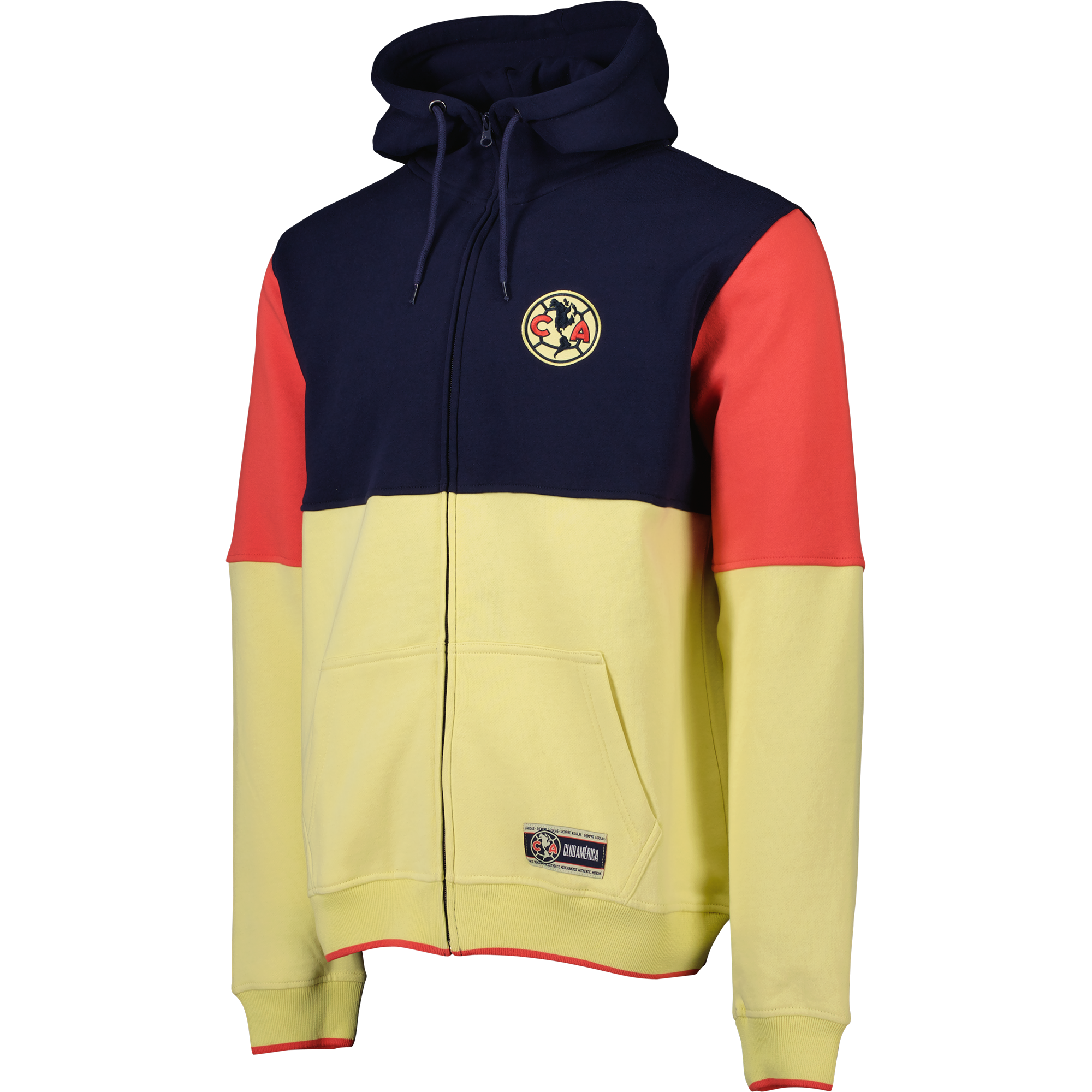 Club America Color Block Zip Hoodie