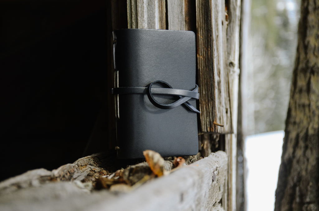 Leather notebook