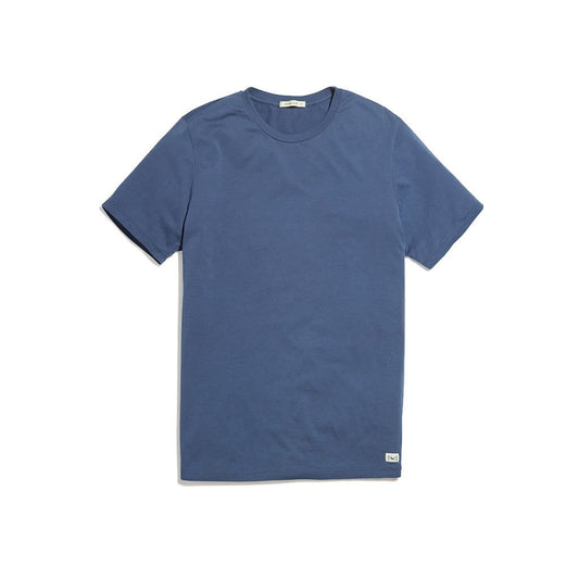 Marine Layer Crewneck Graphic Tee in Navy