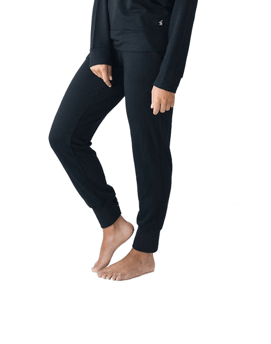  Plush Ultra Soft Bamboo Foldover Jogger (Extra Small) Black :  Clothing, Shoes & Jewelry