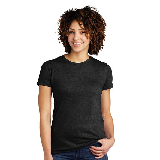 Women's V-Neck T-Shirt-Black / XS