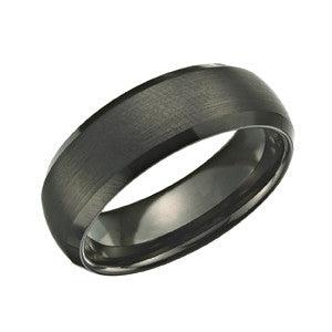 Black Tungsten Ring TUR36 — PERRIN