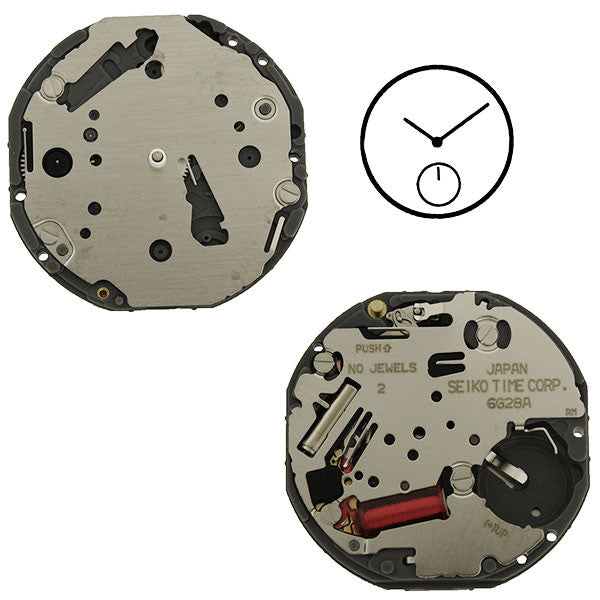 Seiko Watch Movement 6G28 20 | Seiko Watch Movements — PERRIN