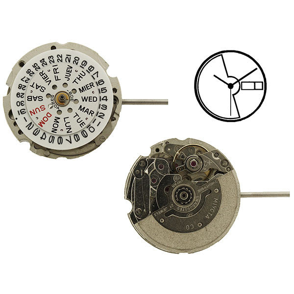 Miyota Watch Movement 6T51 | Miyota Watch Movements — PERRIN