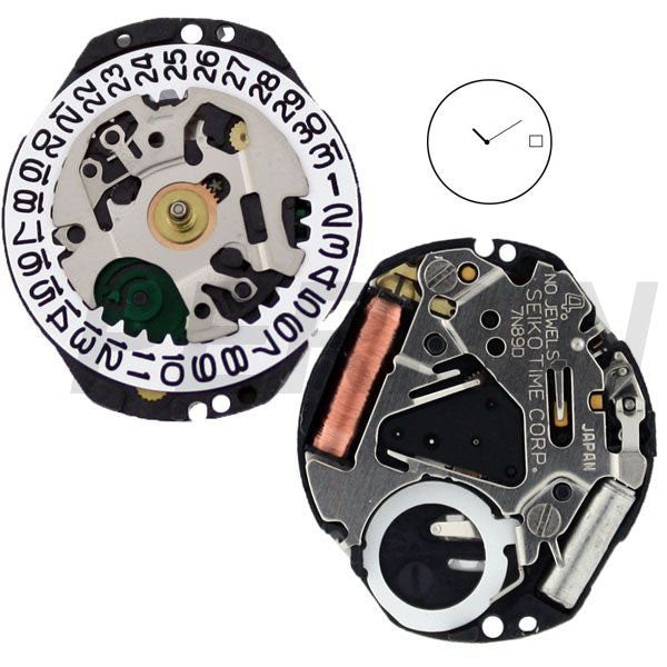 Seiko Watch Movements 7N89 40 | Seiko Watch Movements — PERRIN