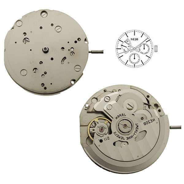 NE20 SII Automatic Watch Movement — PERRIN