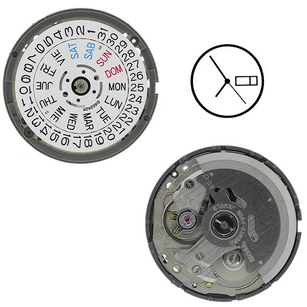 NH36 SII Automatic Watch Movement — PERRIN