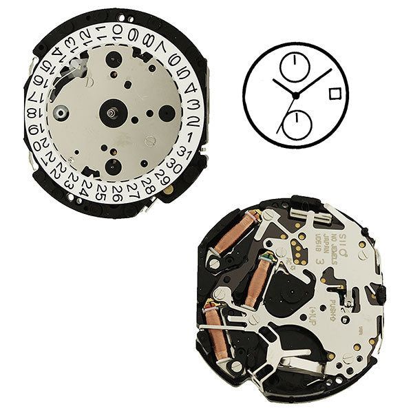 VD51 SII Quartz Watch Movement — PERRIN