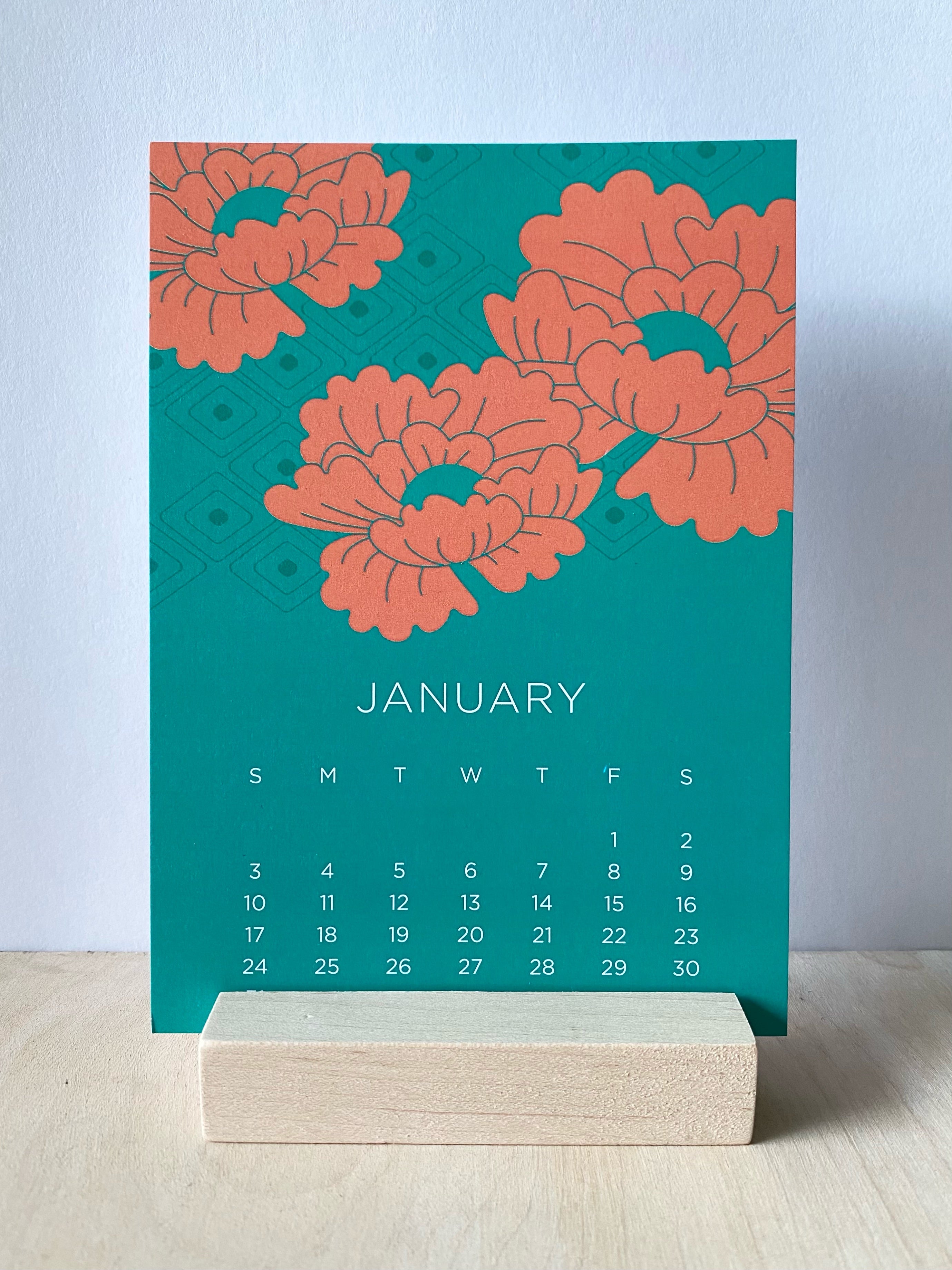 Wooden Calendar Stand MATSUMOTO STUDIO