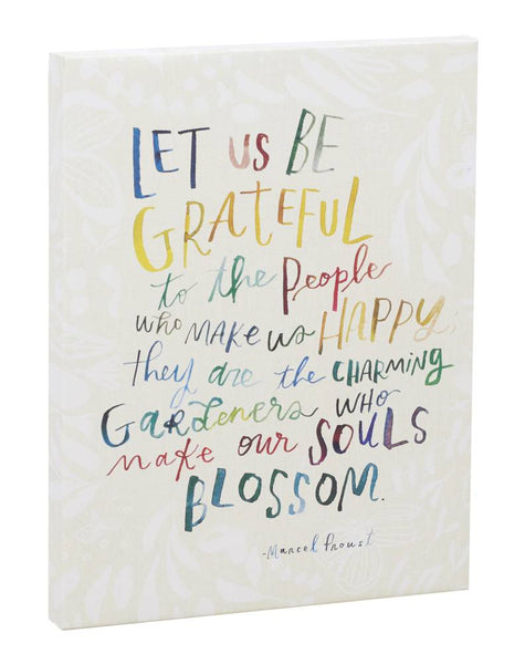 Let Us Be Grateful Canvas Wall Art Studio M Outdoor