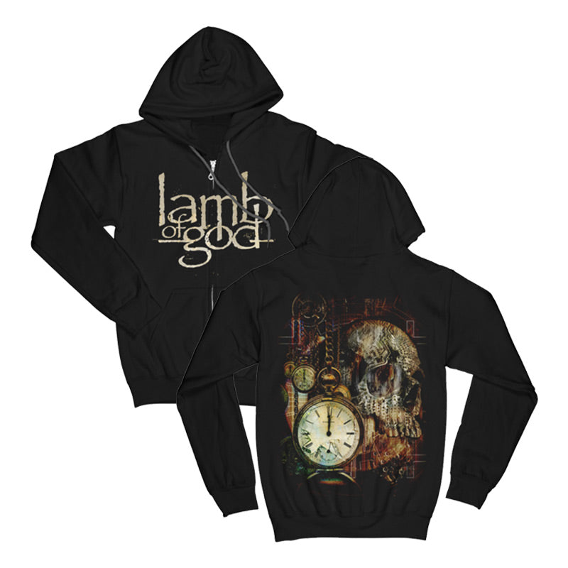 lamb of god zip hoodie