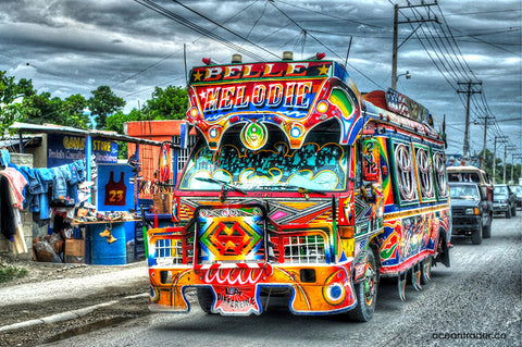 Bwafouye or camionnette in Port-au-Prince