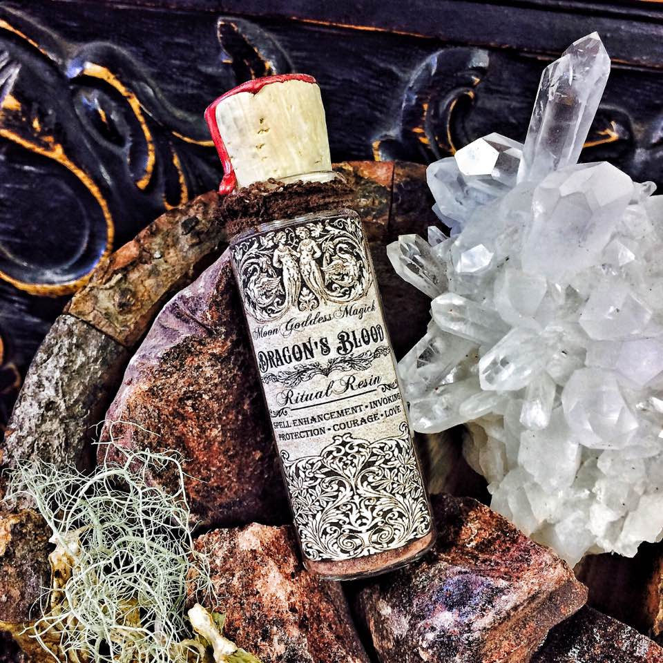 Dragon S Blood Resin Courage Purification Invoking Protection A Moon Goddess Magick Apothecary Llc