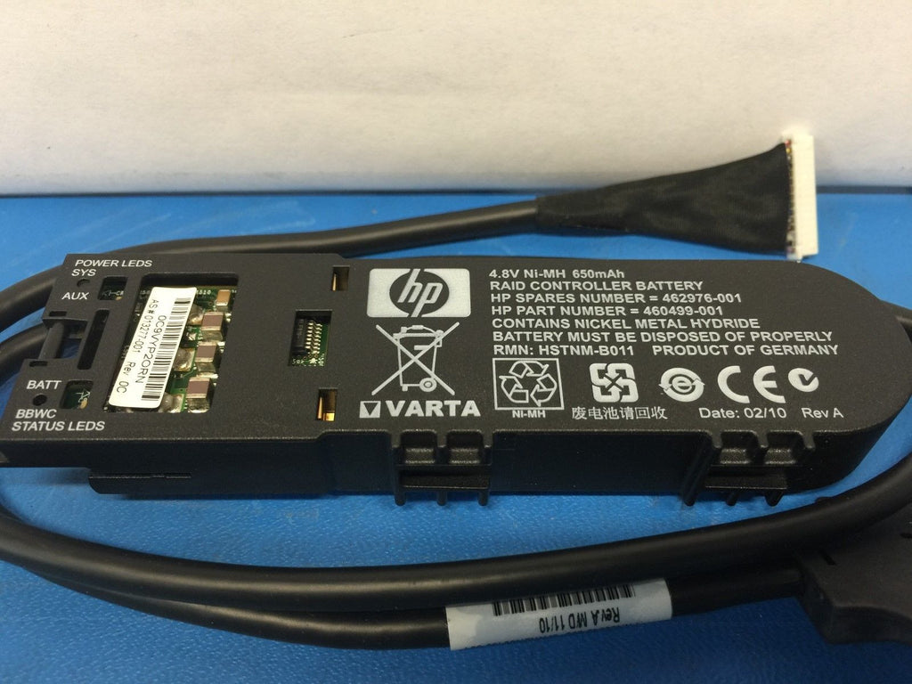 hp smart array controller battery 462976-001