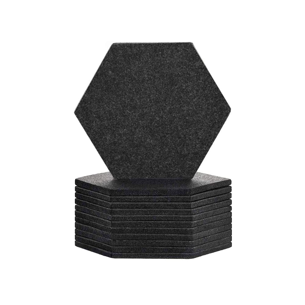 Arrowzoom Hexagon Felt Sound Absorbing Wall Panel - Solid Color - KK1224