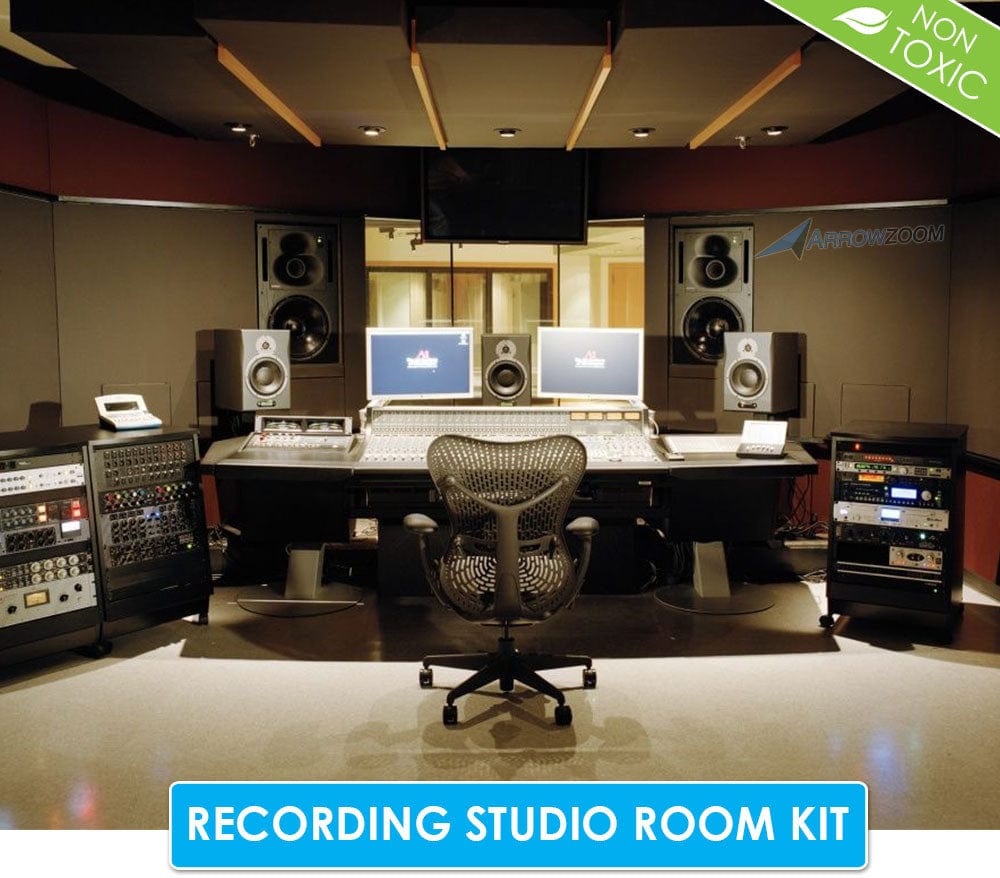 Arrowzoom Professional Acoustic Recording Studio Room Kit - All in One  Soundproof Panels - KK1183 | Arrowzoom Acoustics