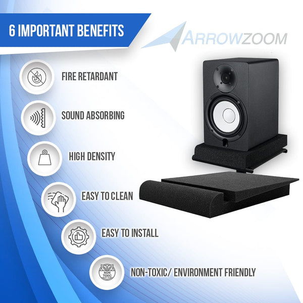 Arrowzoom Non-Slip Soundproof Floor Tiles, Rug Pad - KK1282