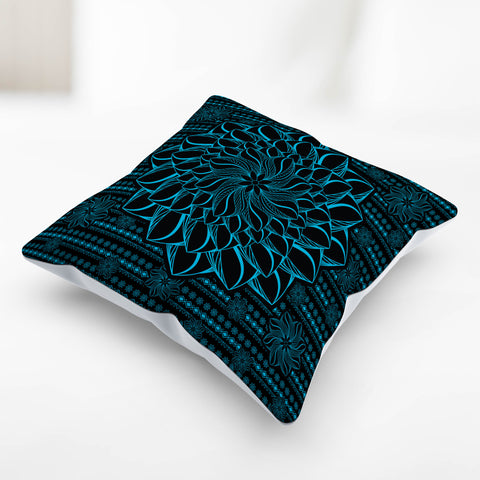 Image of Mandala Pillow Cover Turquoise