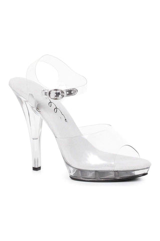 wide width transparent heels