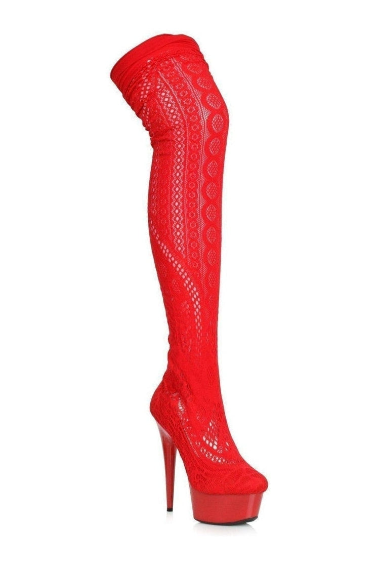 red glitter thigh high boots