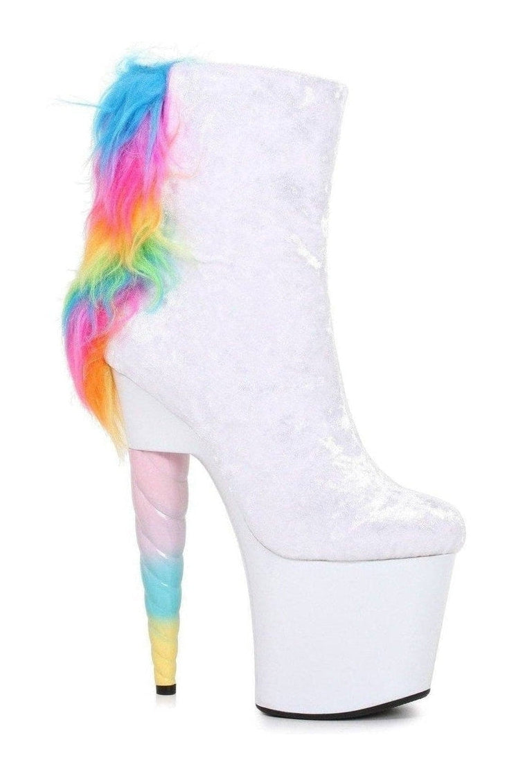 white velvet boots