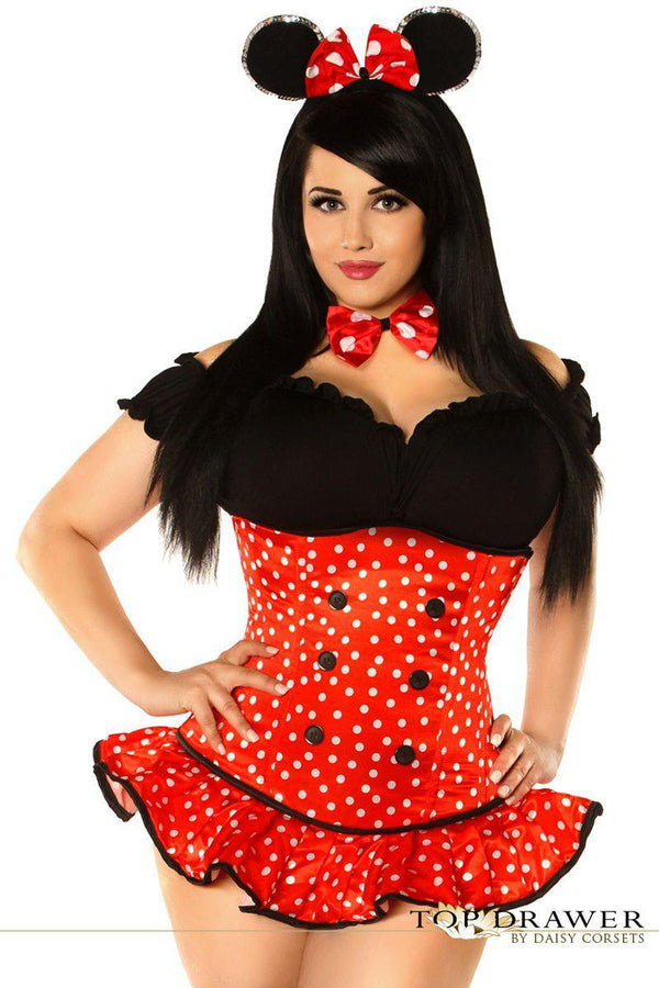 sexy corset minnie mouse costume