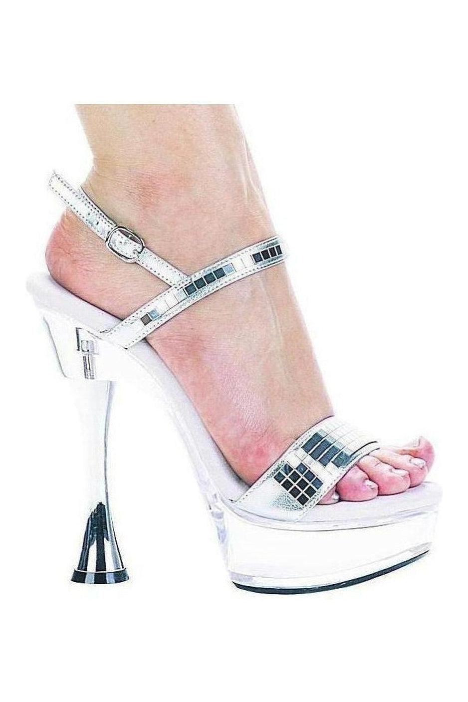 silver sexy shoes
