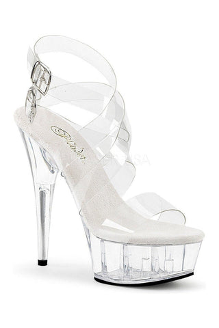 platform transparent heels