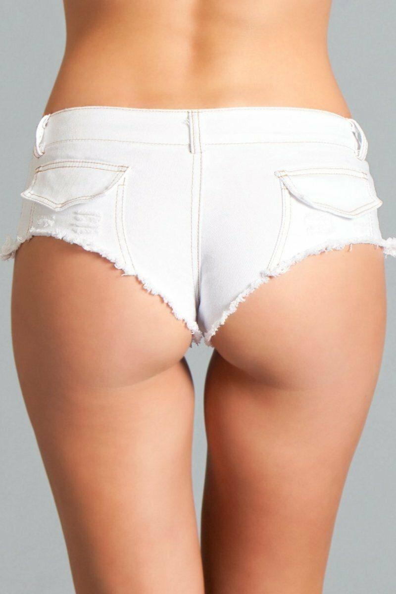 White Booty Shorts