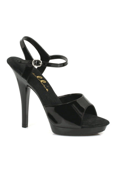 Ellie Shoes M-JULIET | Black Stripper Sandal  – 