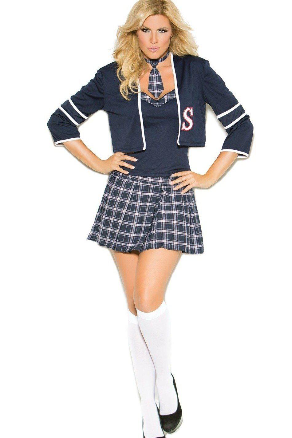 Plus Size Class Distraction School Girl Costume | Elegant Moments | Sexyshoes.com | Free Shipping $79 |