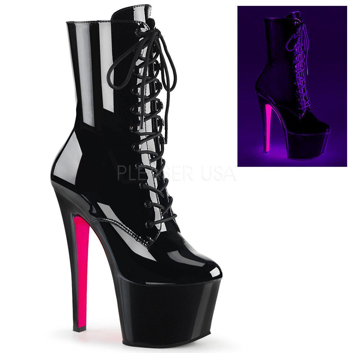 Black Platform Ankle Boot | Sexyshoes 