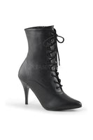 VANITY-1020 Ankle Boot | Black Faux Leather