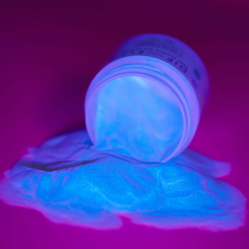 Blue Glow in The Dark Powder Paint, Heat & Dip