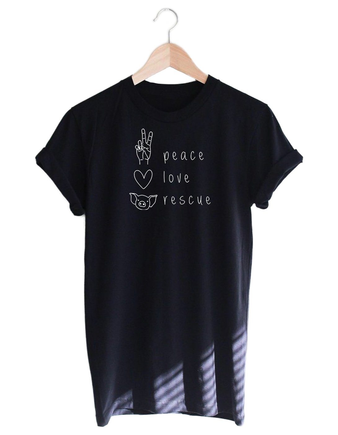 Peace, Love, Rescue - Tee