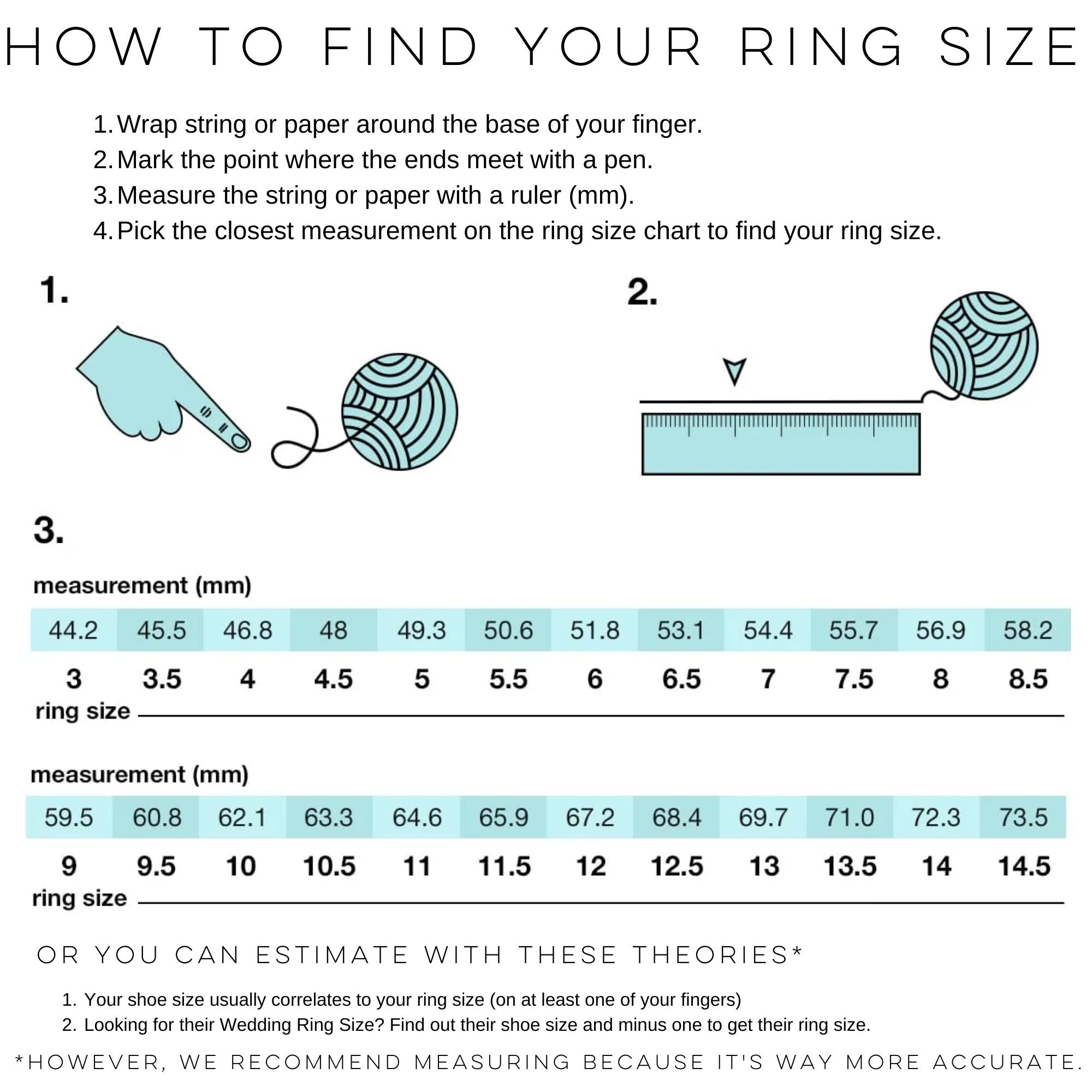 PIYOGA - How to Figure out your ring size online with our a ring sizer