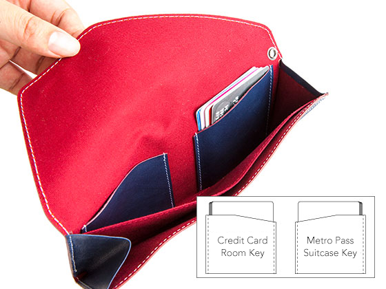 Card pockets for easy classification