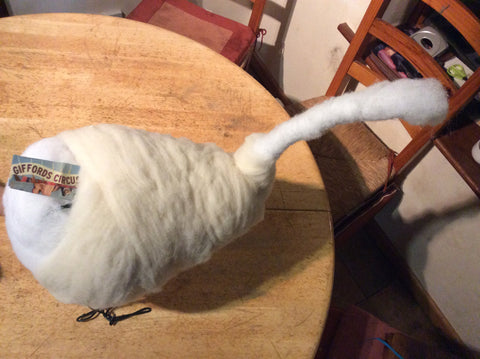 Making Large Needle Felt Animals: The Goose with wire armature
