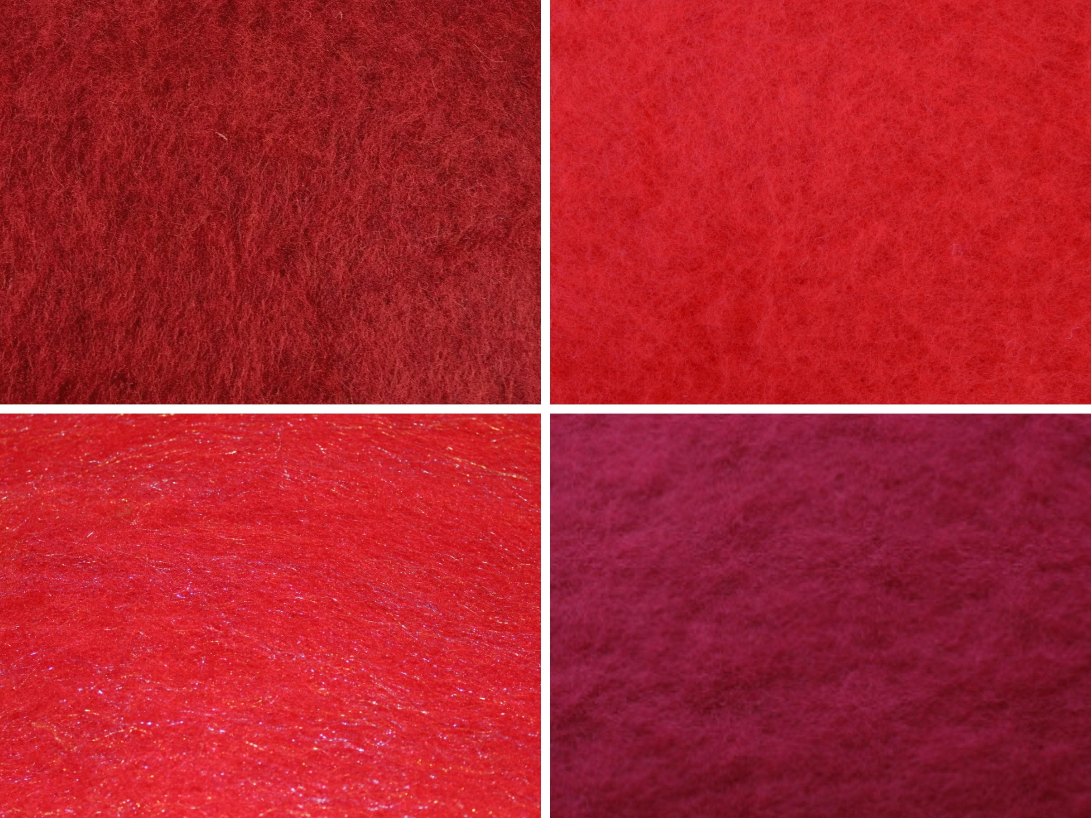 "Four Shades Of" Wool Batts- Various options