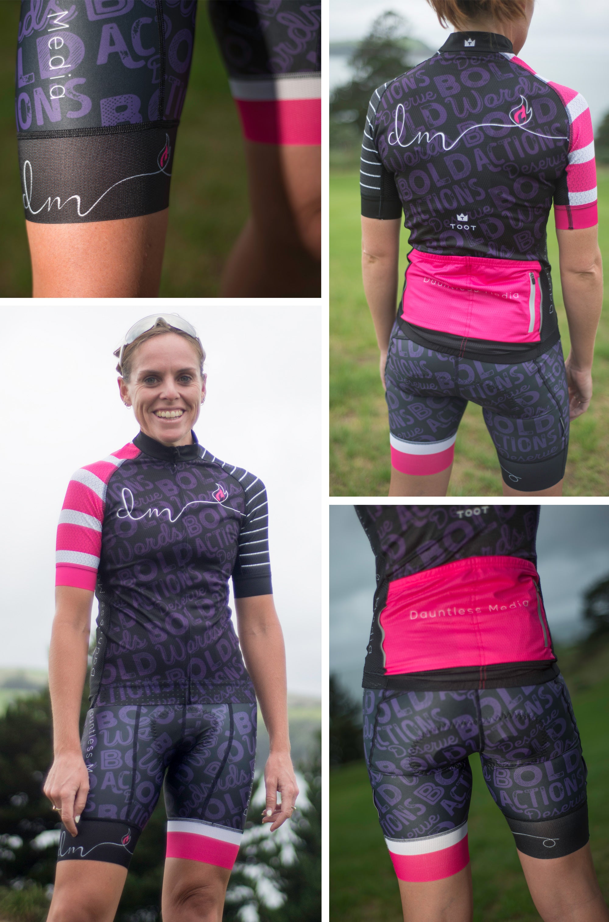 Custom Womens Cycling Kit for Womens Cycling Group Dauntless Media Australian