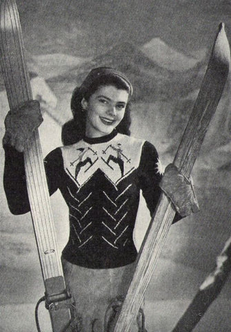 vintage nordic christmas jumpers